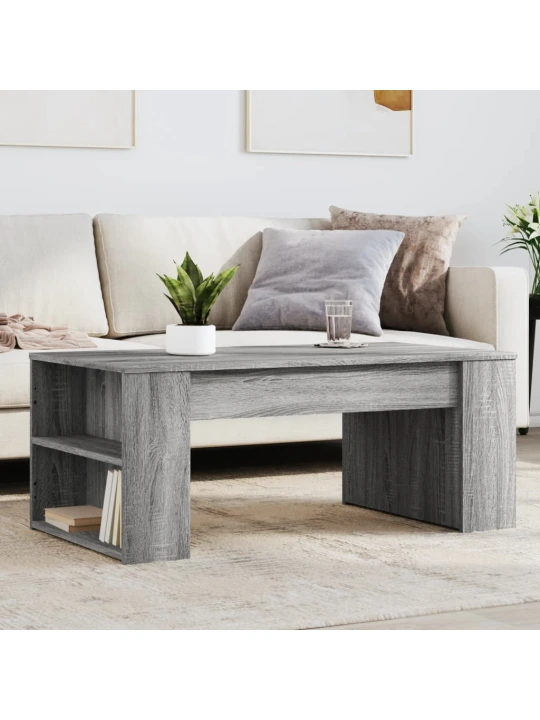 Konferenční stolek šedý sonoma 102x55x42 cm kompozitní dřevo