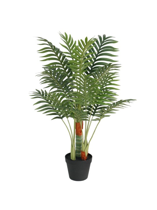 Umělá palma se 3 kmínky zelená 85 cm PP