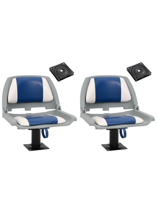 Lodní sedadla 2 ks s podstavcem otáčení o 360°