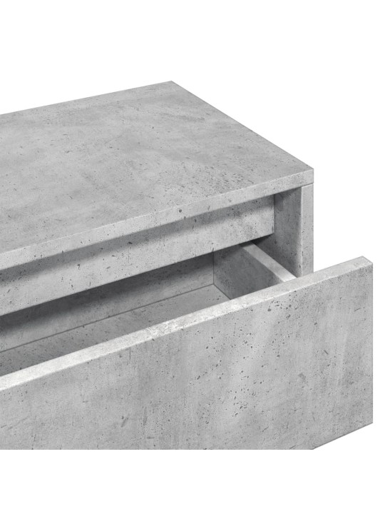 4dílný nábytek do předsíně betonově šedý kompozitní dřevo