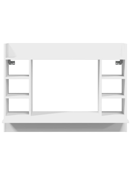 Nástěnný psací stůl bílý 105 x 48 x 75 cm kompozitní dřevo