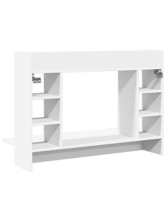 Nástěnný psací stůl bílý 105 x 48 x 75 cm kompozitní dřevo