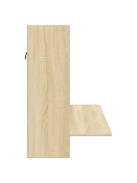 Nástěnný psací stůl dub sonoma 105x48x75 cm kompozitní dřevo