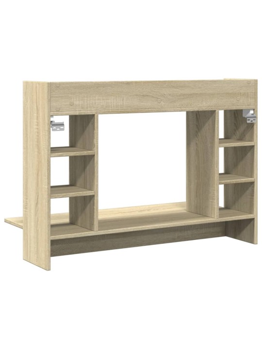 Nástěnný psací stůl dub sonoma 105x48x75 cm kompozitní dřevo