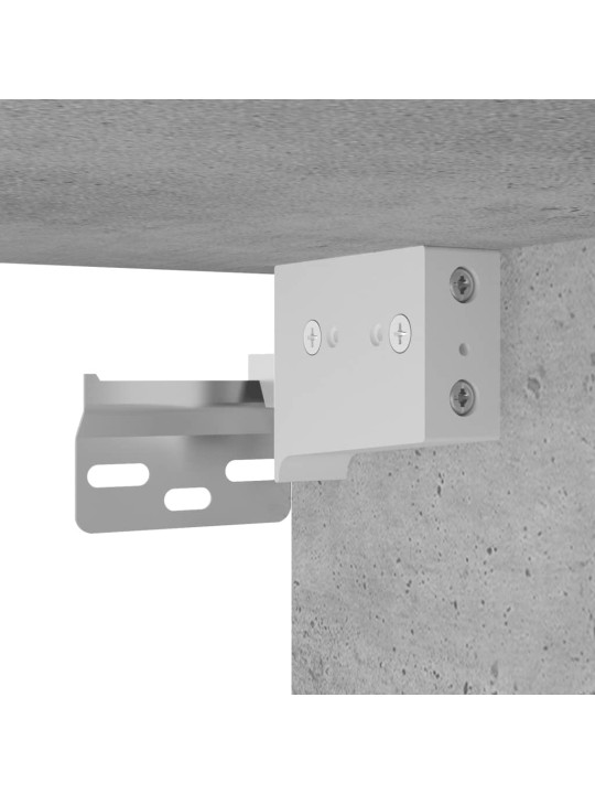 Nástěnný psací stůl betonově šedý 105x48x75 cm kompozitní dřevo