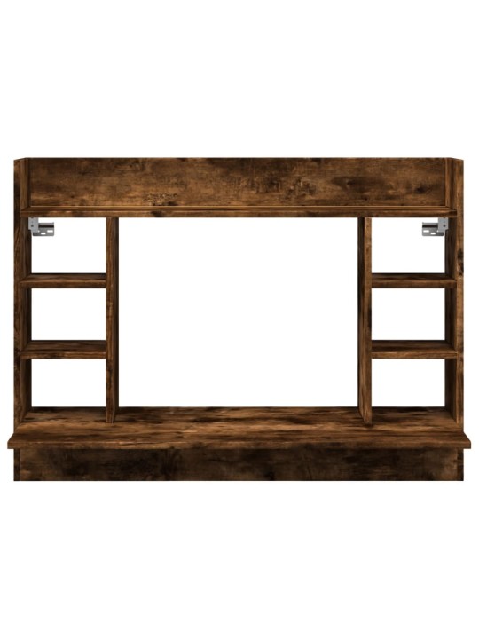 Nástěnný psací stůl kouřový dub 105x48x75 cm kompozitní dřevo