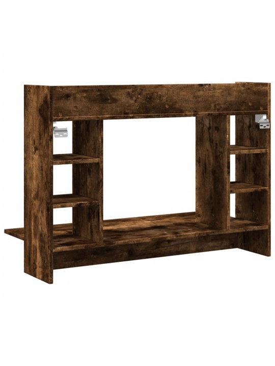 Nástěnný psací stůl kouřový dub 105x48x75 cm kompozitní dřevo