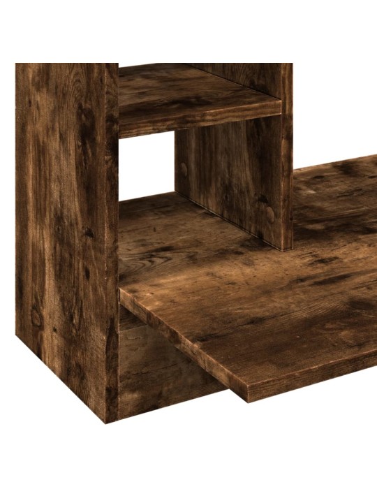 Nástěnný psací stůl kouřový dub 105x48x75 cm kompozitní dřevo