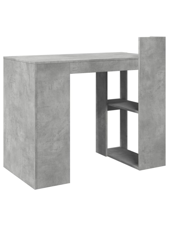 Kancelářský stůl betonově šedý 103,5x56,5x94cm kompozitní dřevo