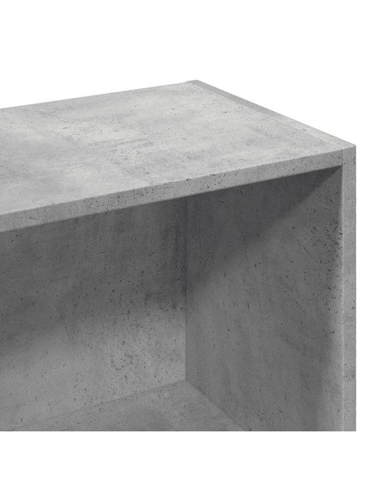 Knihovna betonově šedá 57 x 28,5 x 174 cm kompozitní dřevo