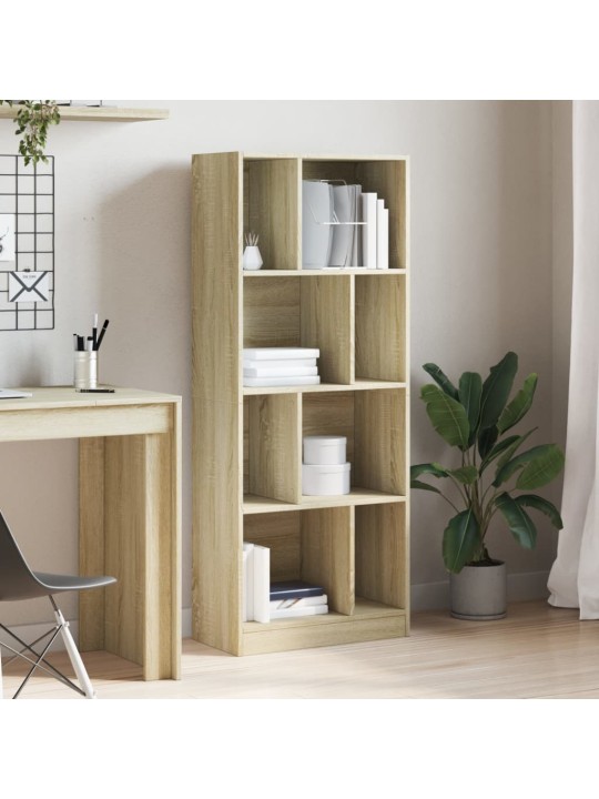 Knihovna dub sonoma 57 x 28,5 x 141 cm kompozitní dřevo