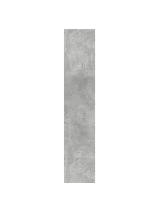 Knihovna betonově šedá 57 x 28,5 x 141 cm kompozitní dřevo