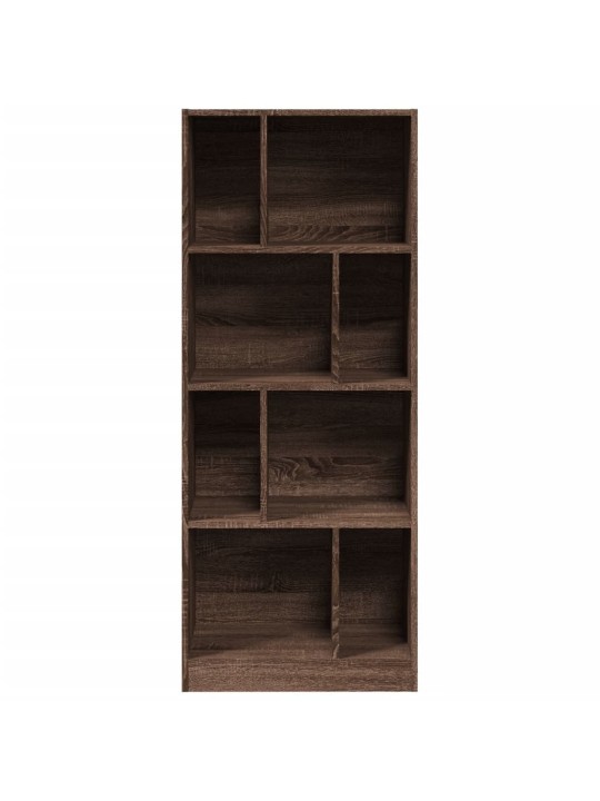 Knihovna hnědý dub 57 x 28,5 x 141 cm kompozitní dřevo