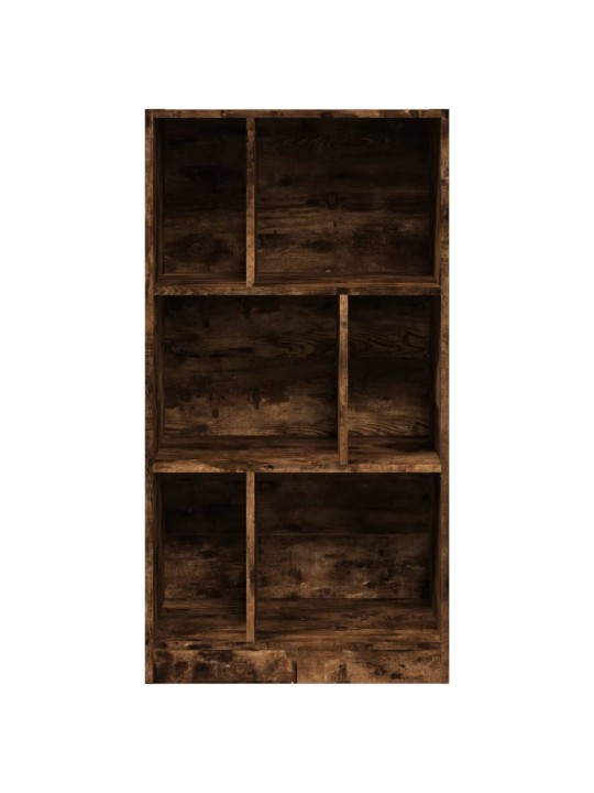 Knihovna kouřový dub 57 x 28,5 x 107,5 cm kompozitní dřevo