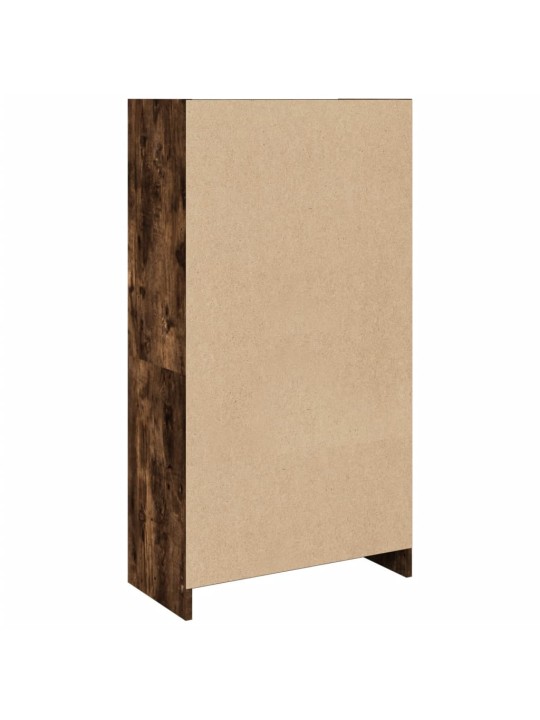 Knihovna kouřový dub 57 x 28,5 x 107,5 cm kompozitní dřevo