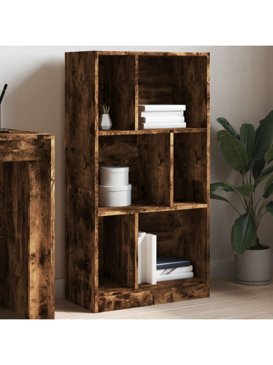 Knihovna kouřový dub 57 x 28,5 x 107,5 cm kompozitní dřevo