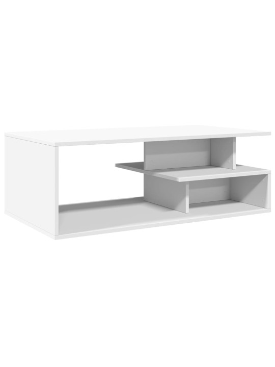 Konferenční stolek bílý 102 x 55 x 35 cm kompozitní dřevo