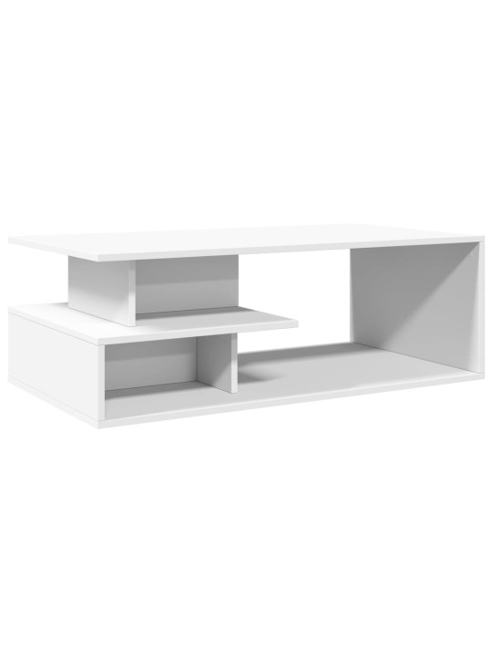 Konferenční stolek bílý 102 x 55 x 35 cm kompozitní dřevo