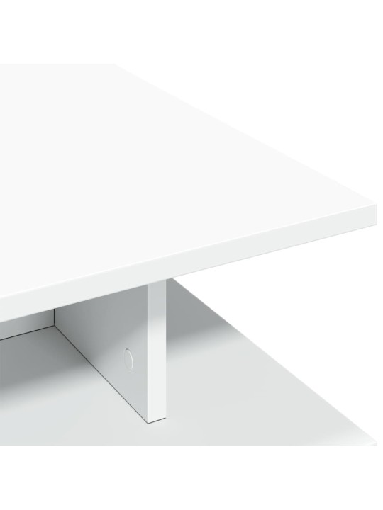 Konferenční stolek bílý 102 x 55 x 35 cm kompozitní dřevo
