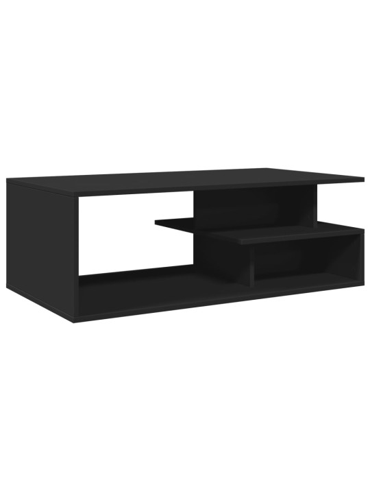 Konferenční stolek černý 102 x 55 x 35 cm kompozitní dřevo