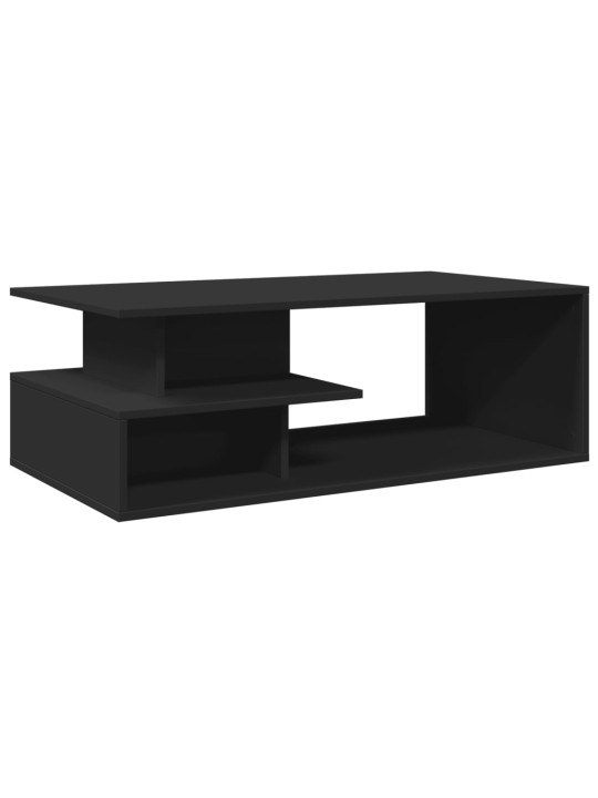 Konferenční stolek černý 102 x 55 x 35 cm kompozitní dřevo