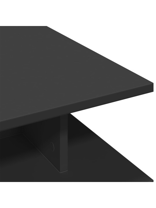 Konferenční stolek černý 102 x 55 x 35 cm kompozitní dřevo