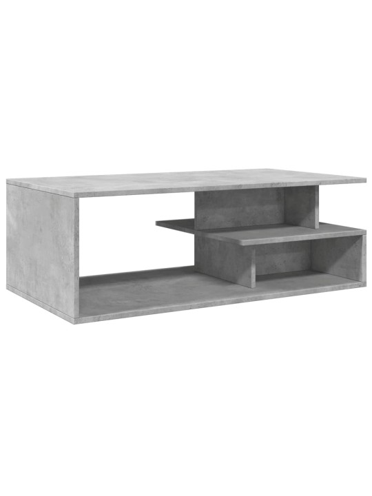 Konferenční stolek betonově šedý 102x55x35 cm kompozitní dřevo