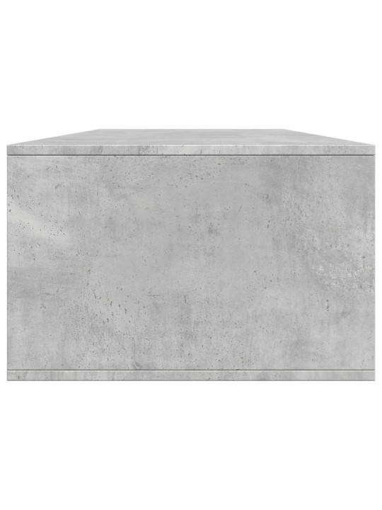 Konferenční stolek betonově šedý 102x55x35 cm kompozitní dřevo