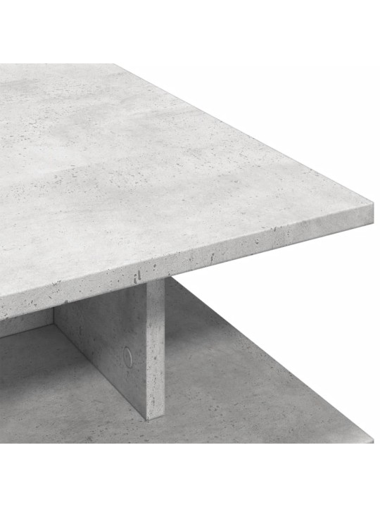Konferenční stolek betonově šedý 102x55x35 cm kompozitní dřevo