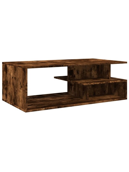 Konferenční stolek kouřový dub 102x55x35 cm kompozitní dřevo