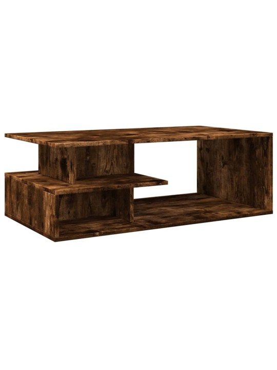 Konferenční stolek kouřový dub 102x55x35 cm kompozitní dřevo