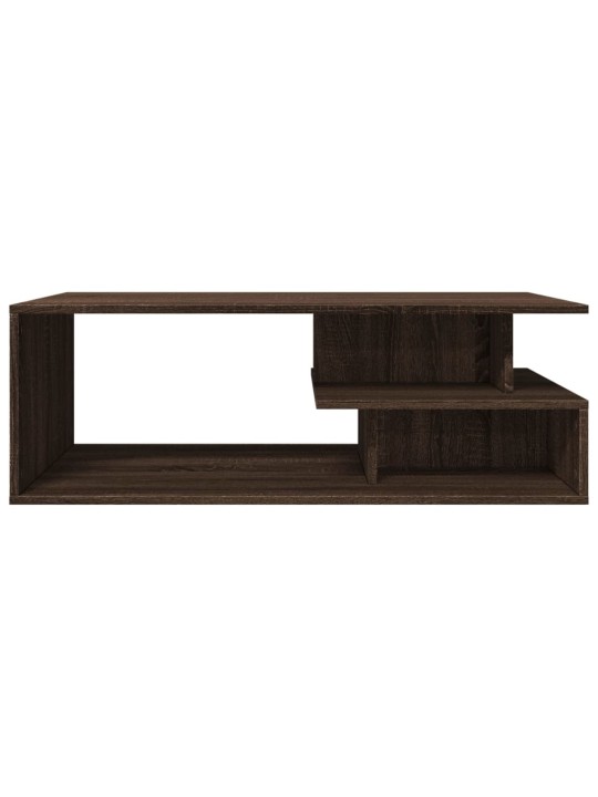 Konferenční stolek hnědý dub 102x55x35 cm kompozitní dřevo