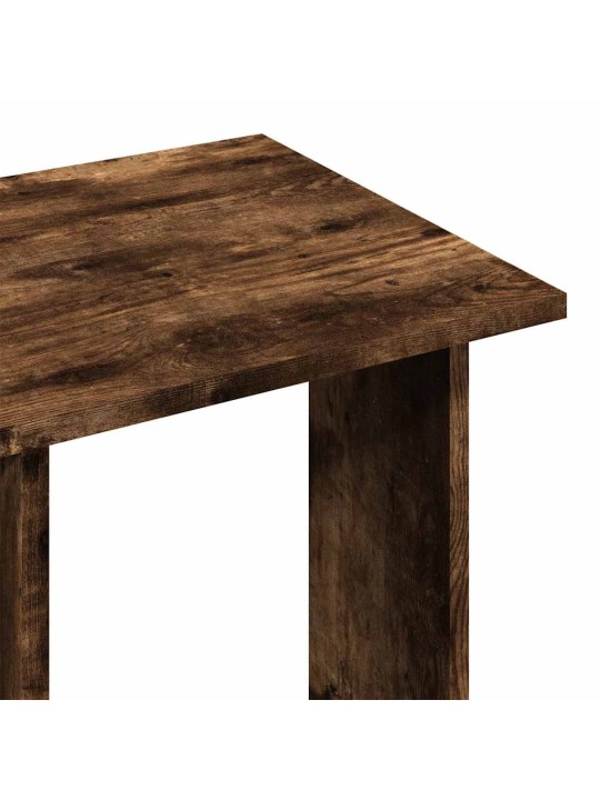 Šatní skříň na kolečkách kouřový dub 102 x 38 x 110 cm kompozit