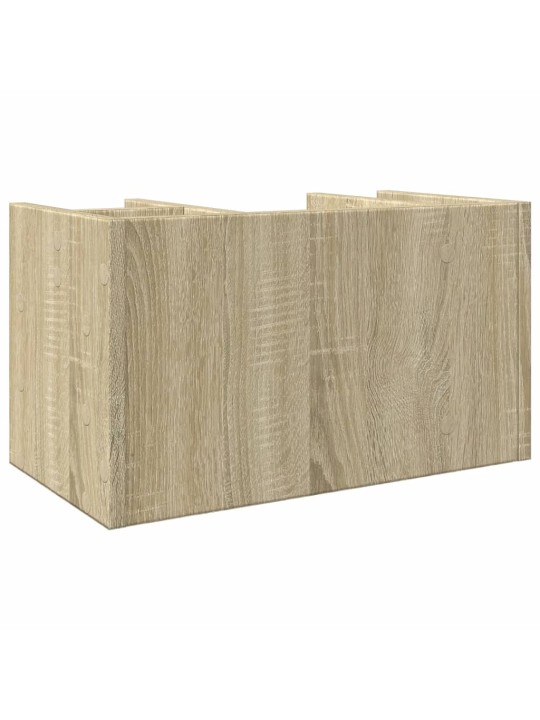 Stolní organizér dub sonoma 44,5 x 24 x 25 cm kompozitní dřevo