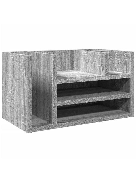 Stolní organizér šedý sonoma 44,5 x 24 x 25 cm kompozitní dřevo