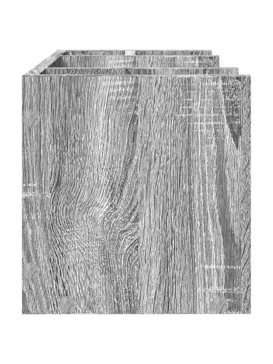 Stolní organizér šedý sonoma 44,5 x 24 x 25 cm kompozitní dřevo