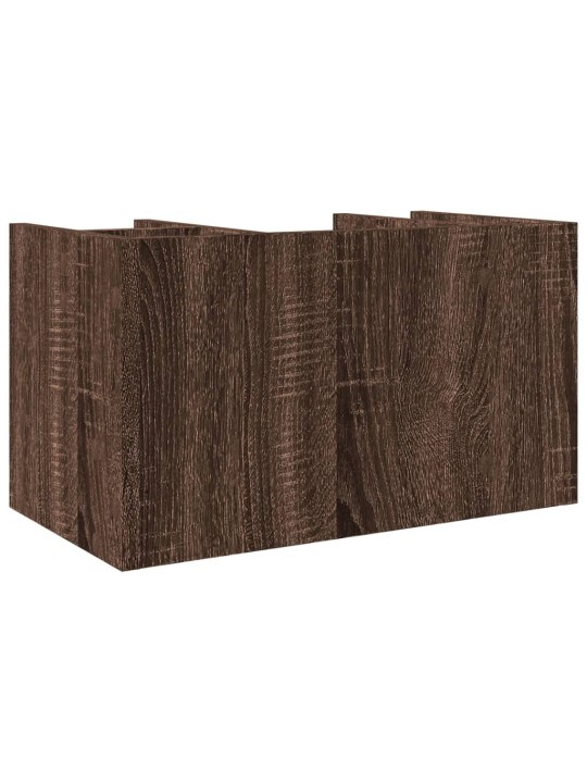 Stolní organizér hnědý dub 44,5 x 24 x 25 cm kompozitní dřevo