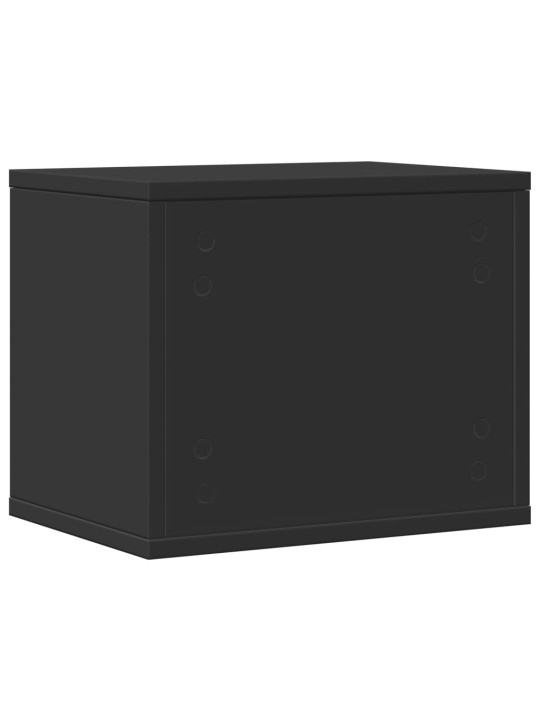 Stolní organizér černý 36 x 26 x 29,5 cm kompozitní dřevo