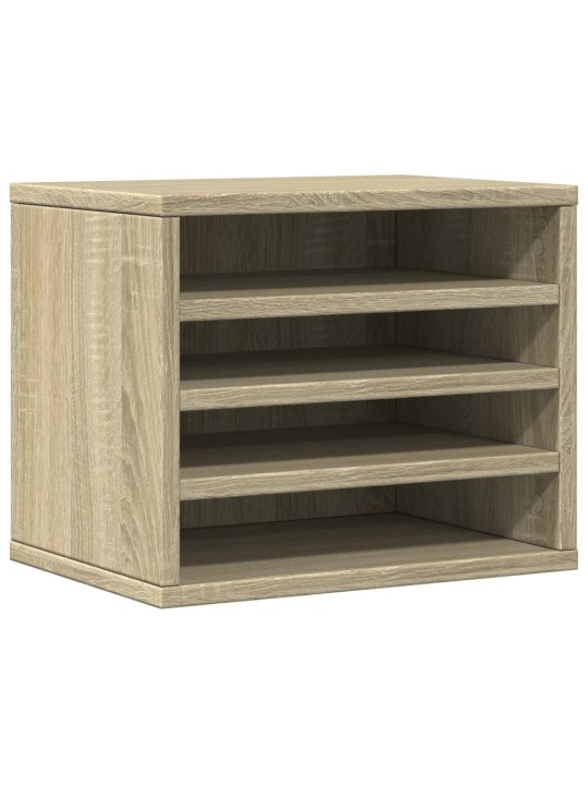 Stolní organizér dub sonoma 36 x 26 x 29,5 cm kompozitní dřevo