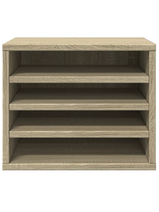 Stolní organizér dub sonoma 36 x 26 x 29,5 cm kompozitní dřevo