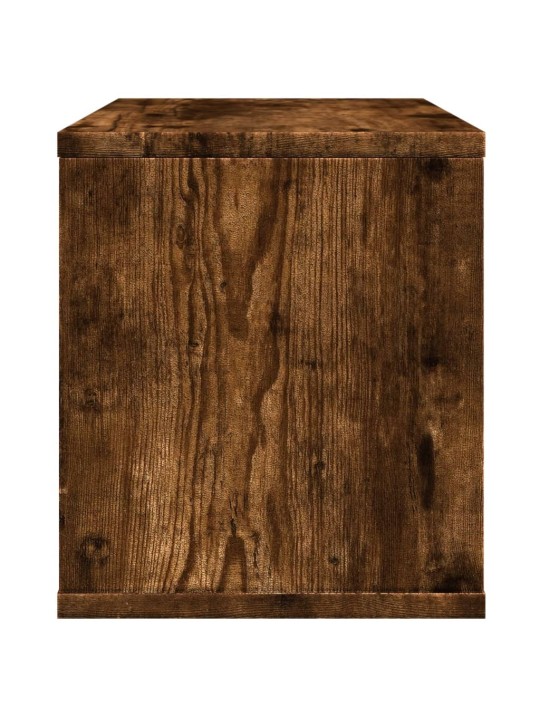 Stolní organizér kouřový dub 36 x 26 x 29,5 cm kompozitní dřevo