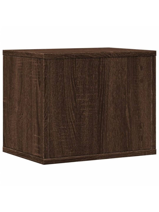Stolní organizér hnědý dub 36 x 26 x 29,5 cm kompozitní dřevo