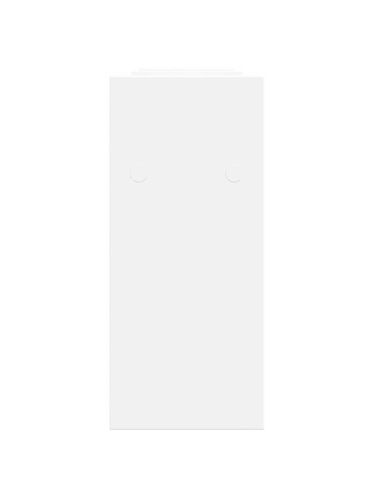 Stolní organizér bílý 34,5 x 15,5 x 35,5 cm kompozitní dřevo