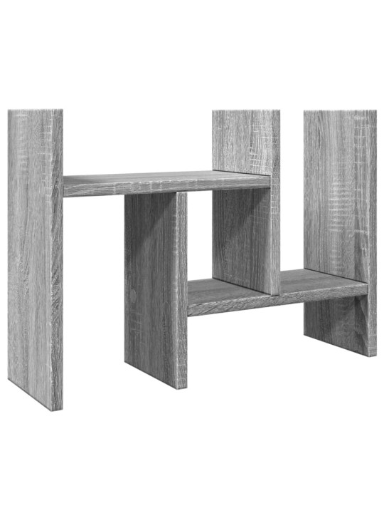Stolní organizér šedý sonoma 34,5x15,5x35,5 cm kompozitní dřevo