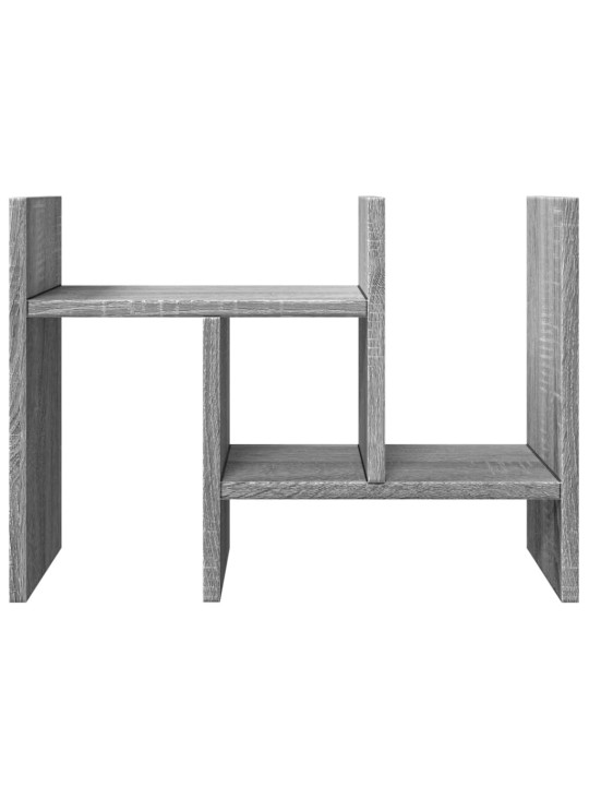 Stolní organizér šedý sonoma 34,5x15,5x35,5 cm kompozitní dřevo