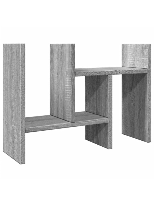 Stolní organizér šedý sonoma 34,5x15,5x35,5 cm kompozitní dřevo