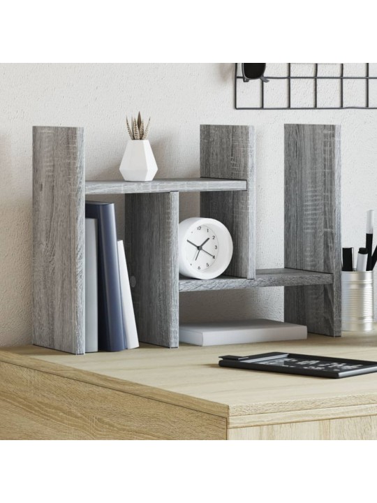 Stolní organizér šedý sonoma 34,5x15,5x35,5 cm kompozitní dřevo