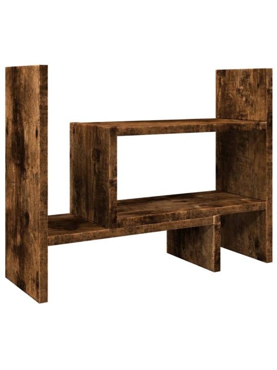 Stolní organizér kouřový dub 38,5 x 17 x 39 cm kompozitní dřevo