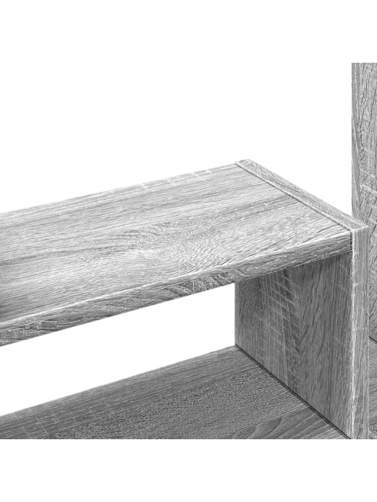 Stolní organizér šedý sonoma 38,5 x 17 x 39 cm kompozitní dřevo