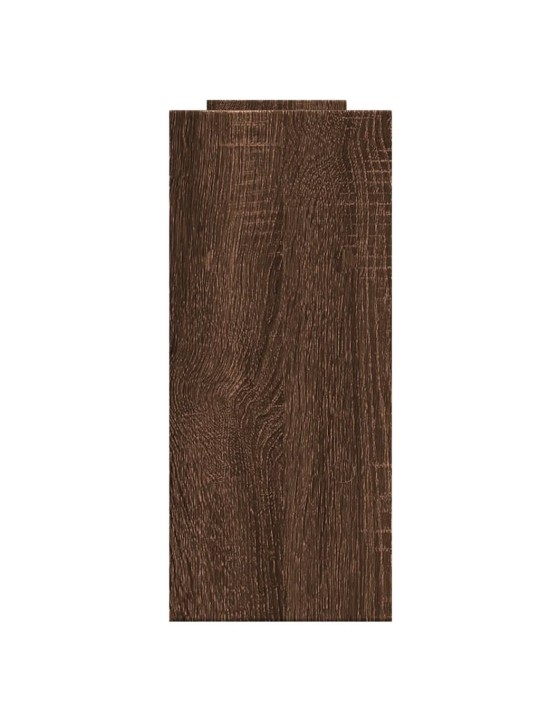 Stolní organizér hnědý dub 38,5 x 17 x 39 cm kompozitní dřevo